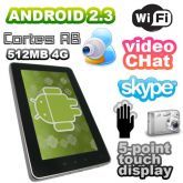 7 "Android 2.3 Tablet PC Camera WIFI 3G Chip Samsung A8